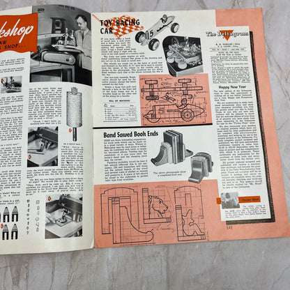 1951 Jan/Feb The Deltagram Newsletter Rockwell Delta Power Tools Woodwork TI9-P3