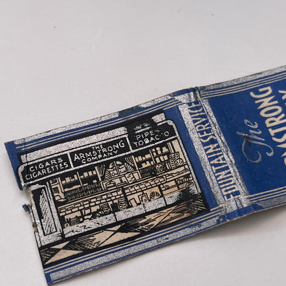 The Armstrong Company Drug Store Boston Vintage Matchbook Cover TB8-MB-11