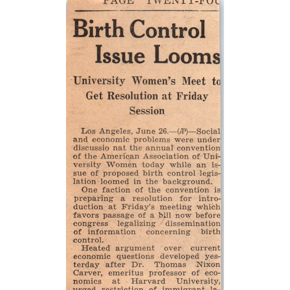Hutchinson MN Anderson Wildlife Refuge 1935 Minneapolis Journal Article AE7-N5