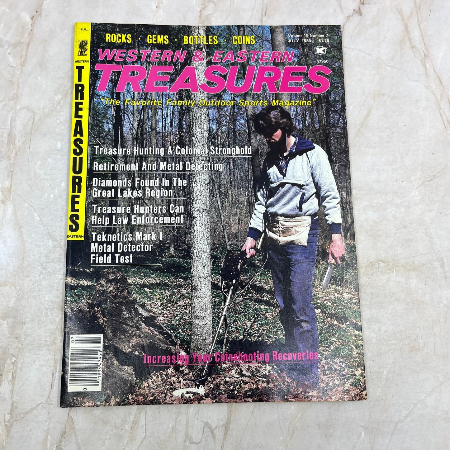 1985 July - Western & Eastern Treasures Magazine - Treasure Hunting Gold M12