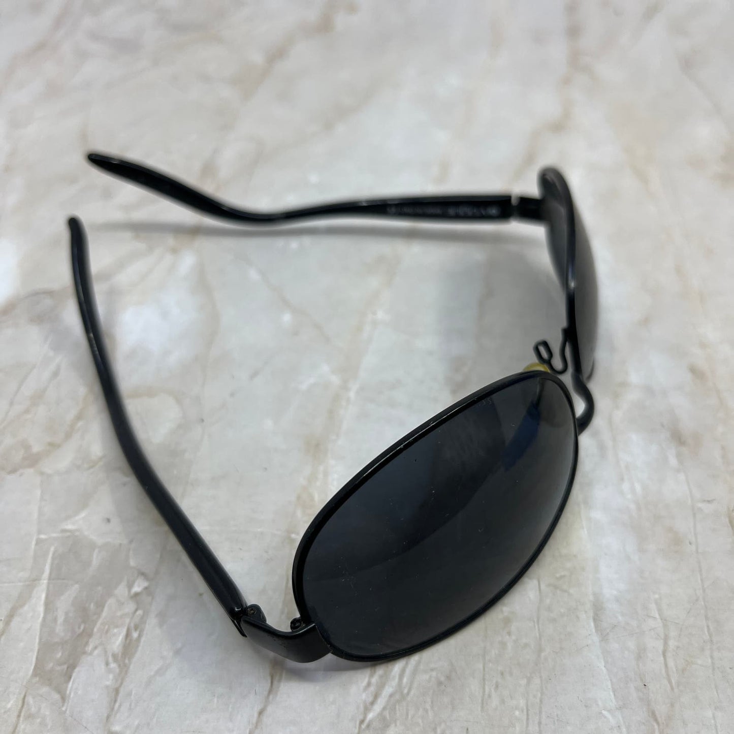 Vintage Vogue Italy Black Sunglasses Eyeglasses Frames TD5G3-11