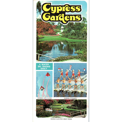 1980s Cypress Gardens Florida Tourist Travel Leaflet TF4-BA