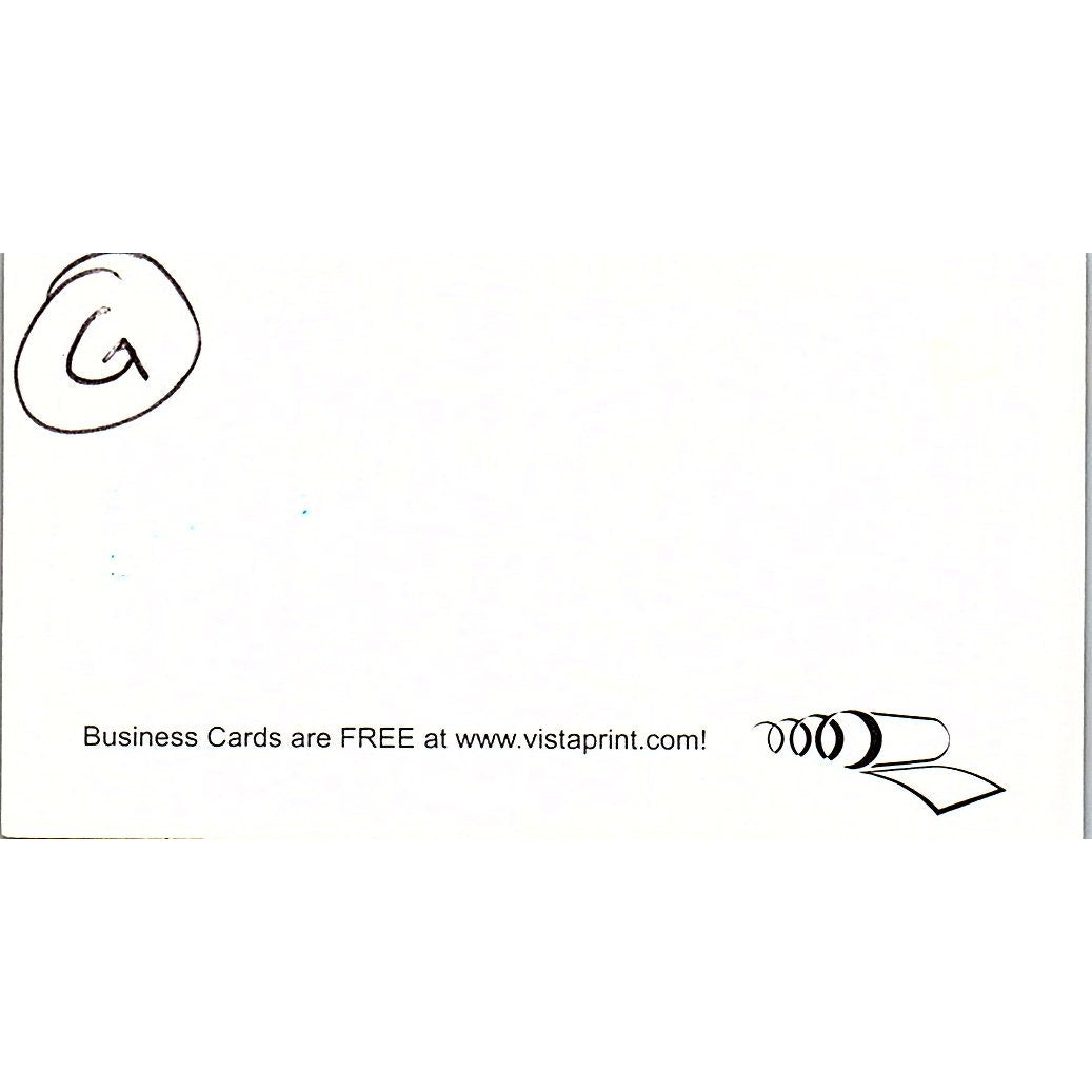 Mary E Bailey Scrapbook USA Avon CT Vintage Business Card SC9-B9