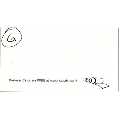 Mary E Bailey Scrapbook USA Avon CT Vintage Business Card SC9-B9