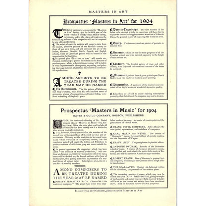 European Passage White Star, Holland-America & Leyland Line - 1904 Ad AF5-6