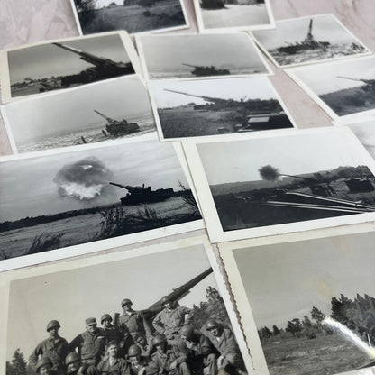 Lot of 14 Original 280mm Artillery Photos Postwar Germany c1954 Army TG7-AP2