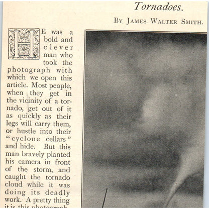 Horse Blown 1000 Feet in Tornado Grinnell Iowa 1897 Victorian Photo AE9-TS6