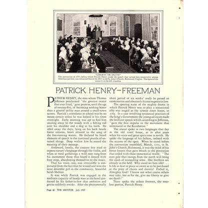 Humble Scenes in Early Life of Four US Presidents 2 Page Article 1927 AG3-5
