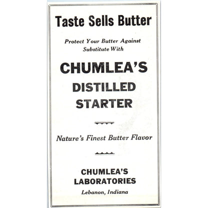 Chumlea's Laboratories Lebanon IN, Security Printing St Cloud MN 1953 Ad AE9-DC2