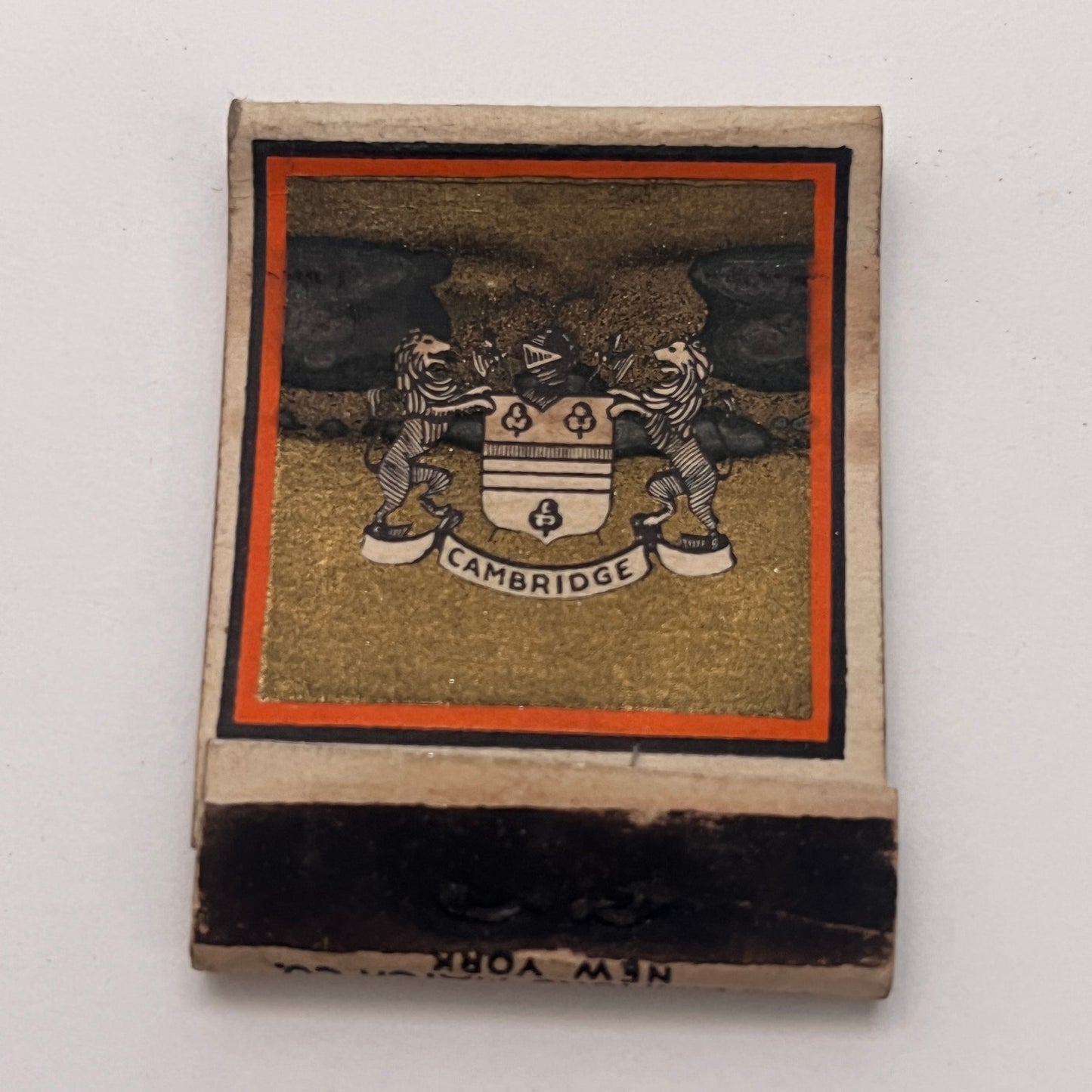 Riverbank Court Hotel Cambridge MA Vintage Matchbook Cover TB8-MB-2