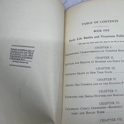 1910 The Life of Theodore Roosevelt and the Story of His African Trip H/C TB8