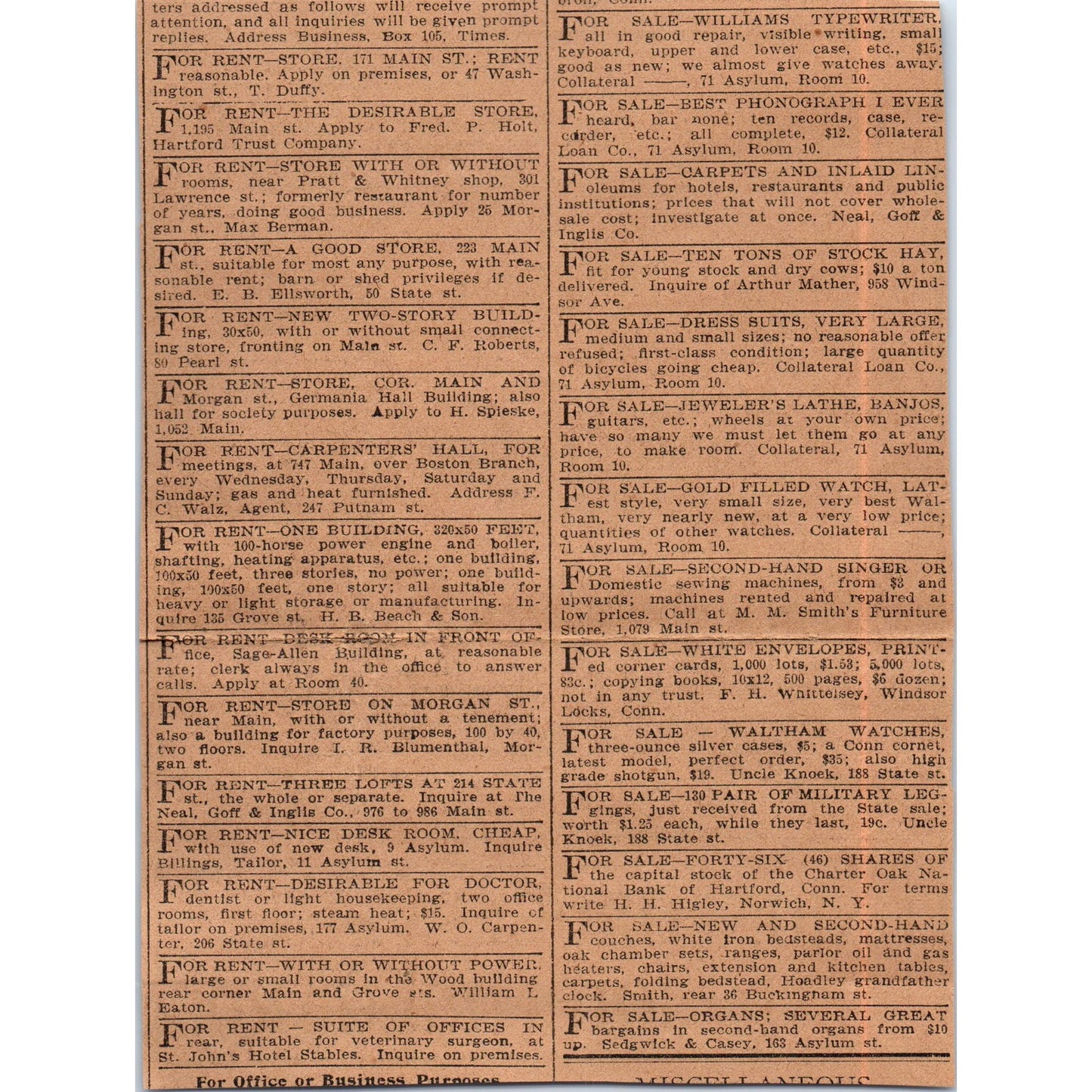 Union Grocery John Pilgard Poultry Show Hartford 1901 Newspaper Ad AD8-H1