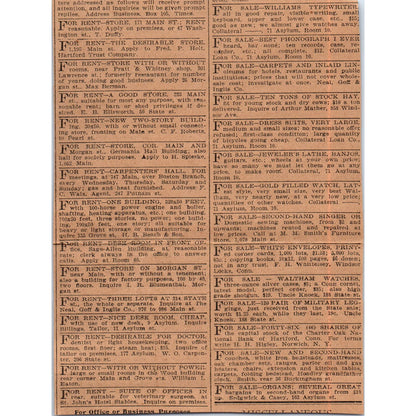Union Grocery John Pilgard Poultry Show Hartford 1901 Newspaper Ad AD8-H1