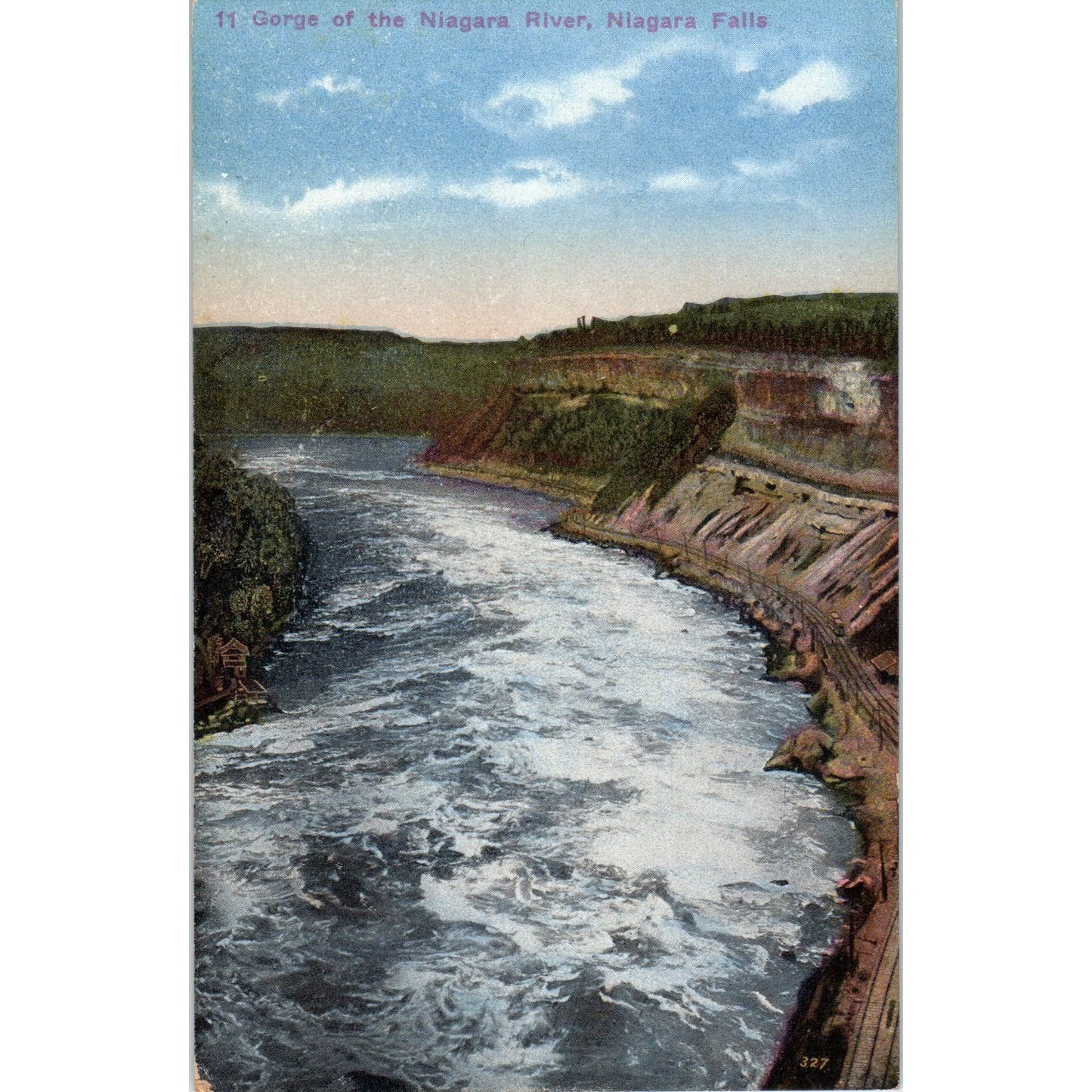 c1910 Gorge of the Niagara River, Niagara Falls Original Postcard PC10