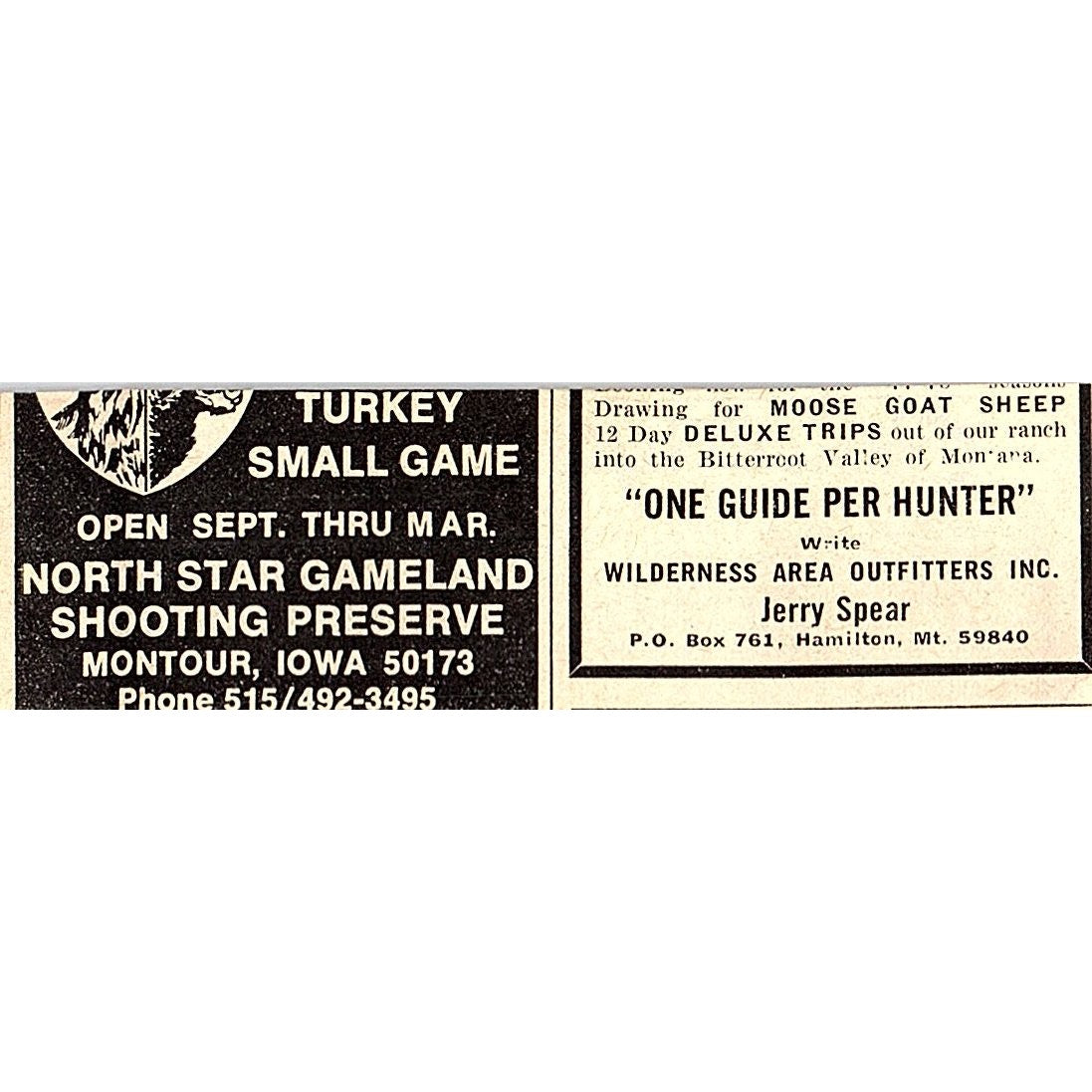 Canadian Waters Canoe Trips Ely MN 1977 Ad AF6-M1