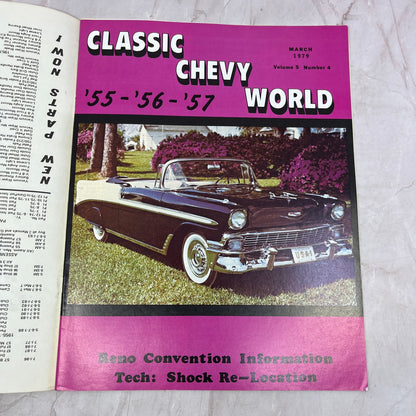 Shock Re-Location - '55, '56, '57 Classic Chevy World Magazine - Mar 1979 M30