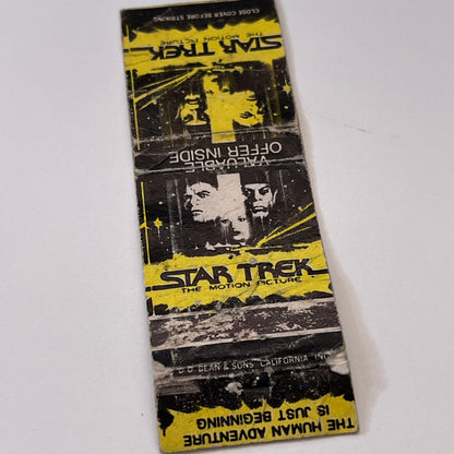 Star Trek The Motion Picture Souvenir Vintage Matchbook Cover TB6-MB1-15