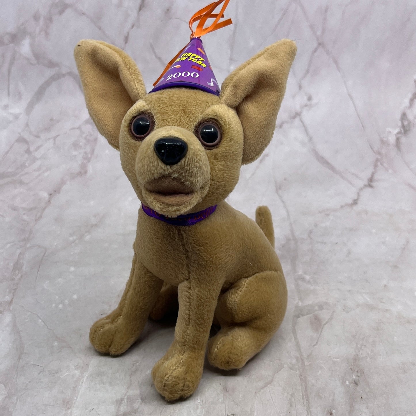 Vintage Yo Quiero Taco Bell Talking Chihuahua Dog Plush Toy 6" Y2K New Years TA9