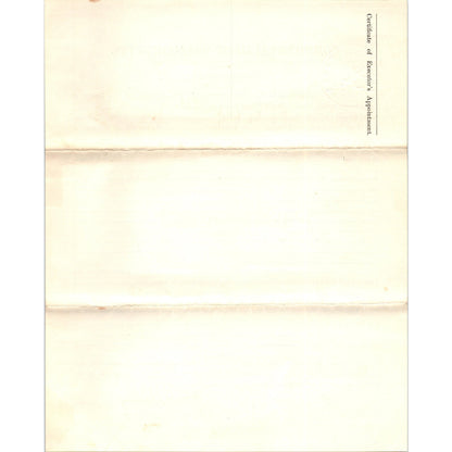 1910 Salem MA Probate Court Last Will and Testament of Sarah E. Noyes D23