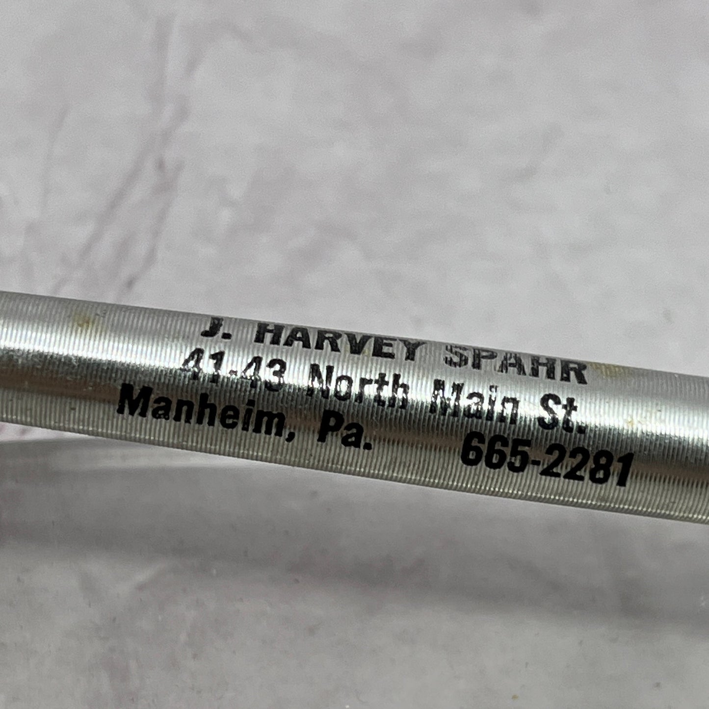 Oldsmobile Rocket Action Car J. Harvey Spahr Manheim PA Advertising Pen SC1-P