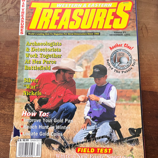 1991 Dec - Western & Eastern Treasures Magazine - Treasure Hunting Gold M12