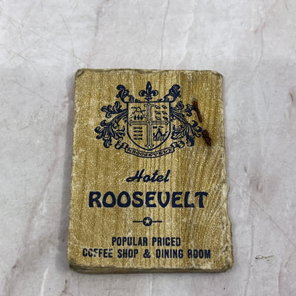 Vintage Roosevelt Hotel New York Air Mail Label Stamp Book SF4