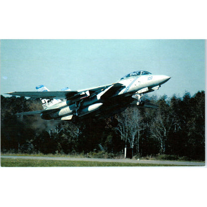 F-14B Tomcat Navy Air Defense Vintage Postcard PC19