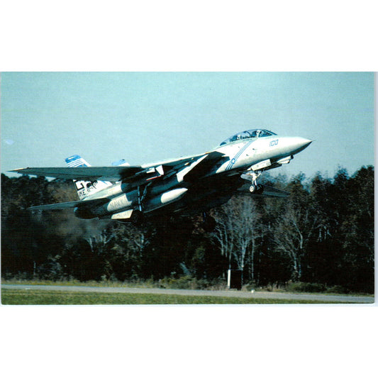 F-14B Tomcat Navy Air Defense Vintage Postcard PC19