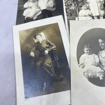 Lot of 14 Antique Real Photo Postcards RPPC Postcard Lot H4-1