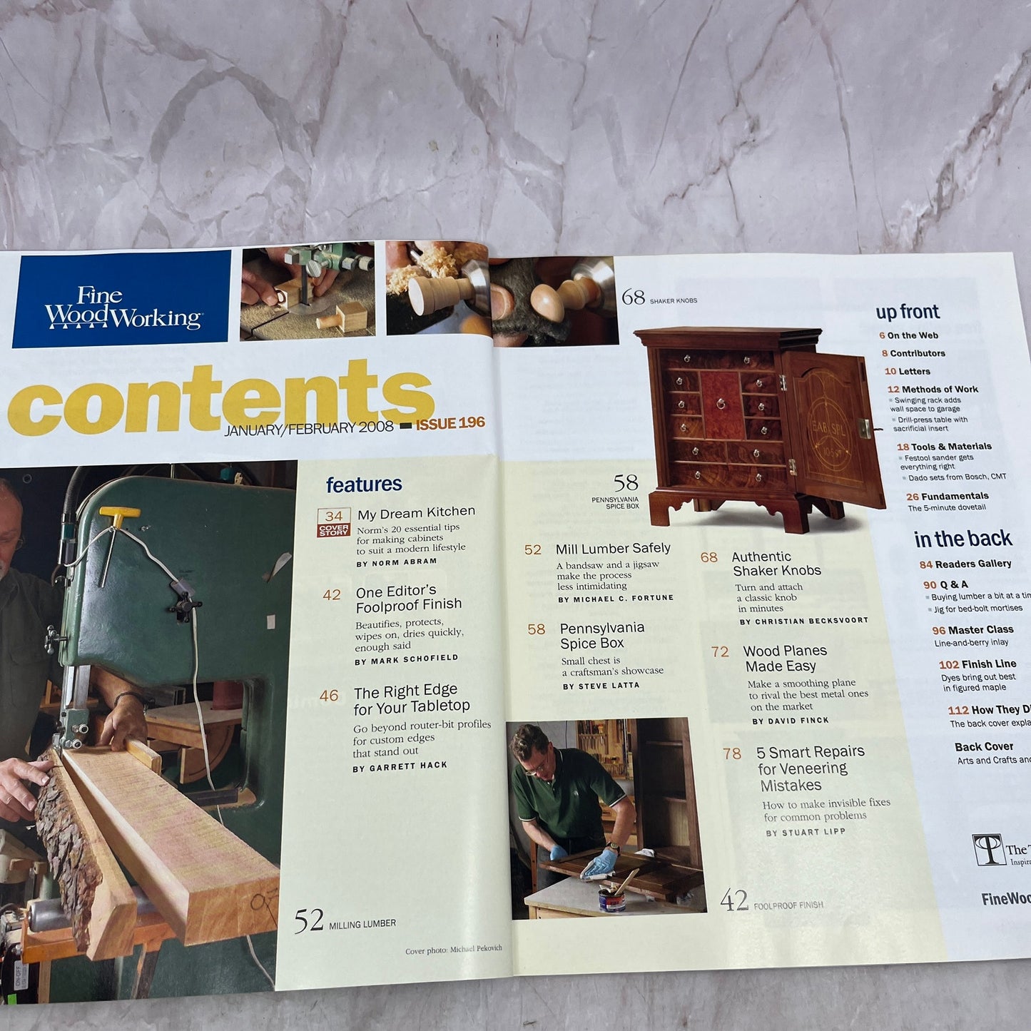 Norm Abram Kitchen Cabinets - Feb 2008 No 196 - Fine Woodworking Magazine M36