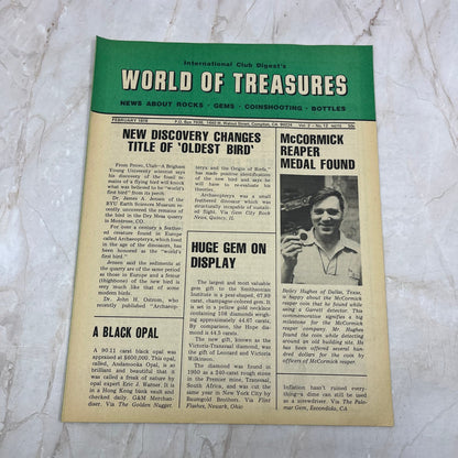 1978 Feb - International Club Digest World of Treasures Magazine Newsletter M16
