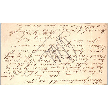 1904 Thompsontown PA A. Bell Haight Postal Mailing Card PE4