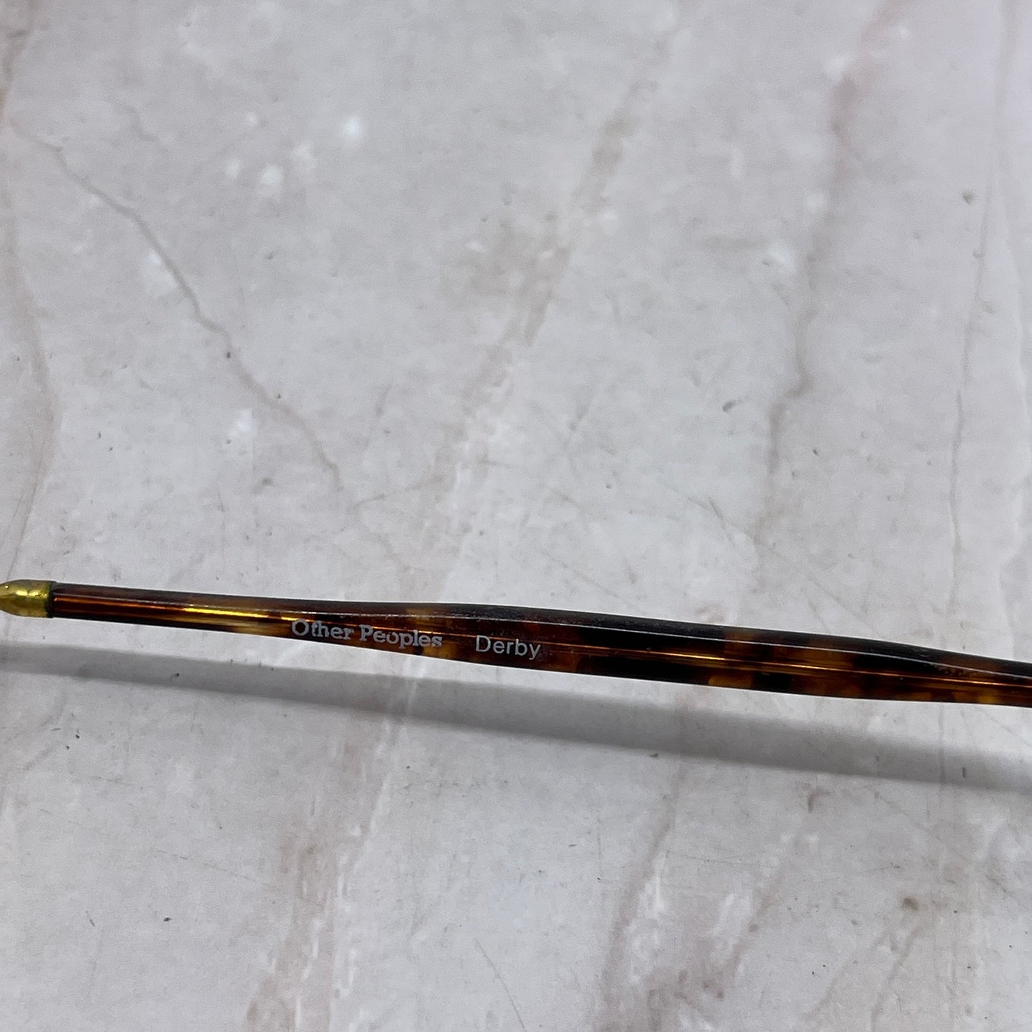 Other Peoples Derby Oval Tortoise Arm Sunglasses Eyeglasses Frames TG7-G4-10
