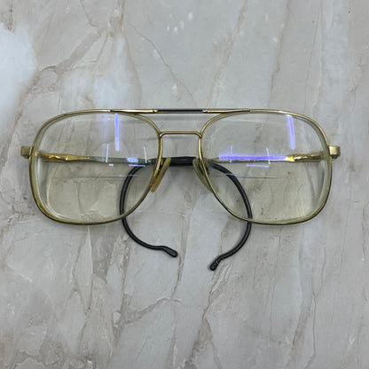 Retro Klixx Wrap Arm Gold Tone Aviator Sunglasses Eyeglasses Frames TD7-G5-1