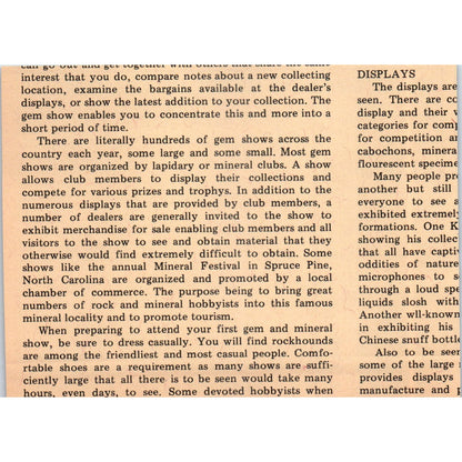 Parser Mineral Corp Danbury CT 1971 Magazine Ad AD8-R9