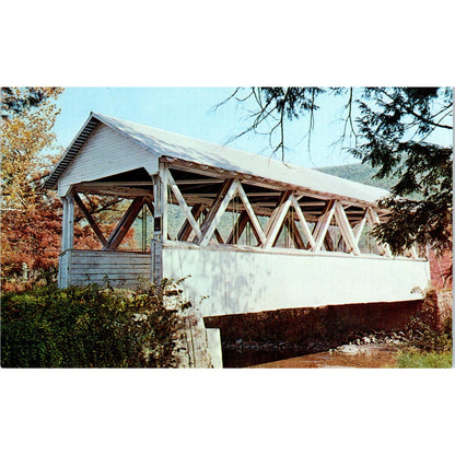 Old Covered Bridge Shade Gap PA Shade Creek Vintage Covered Bridge Postcard PD3