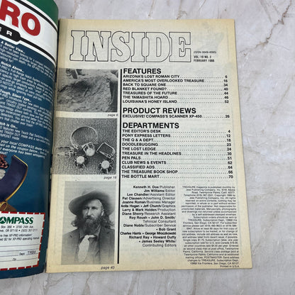 1988 Feb - Treasure Magazine - Treasure Hunting Prospecting Metal Detector M15