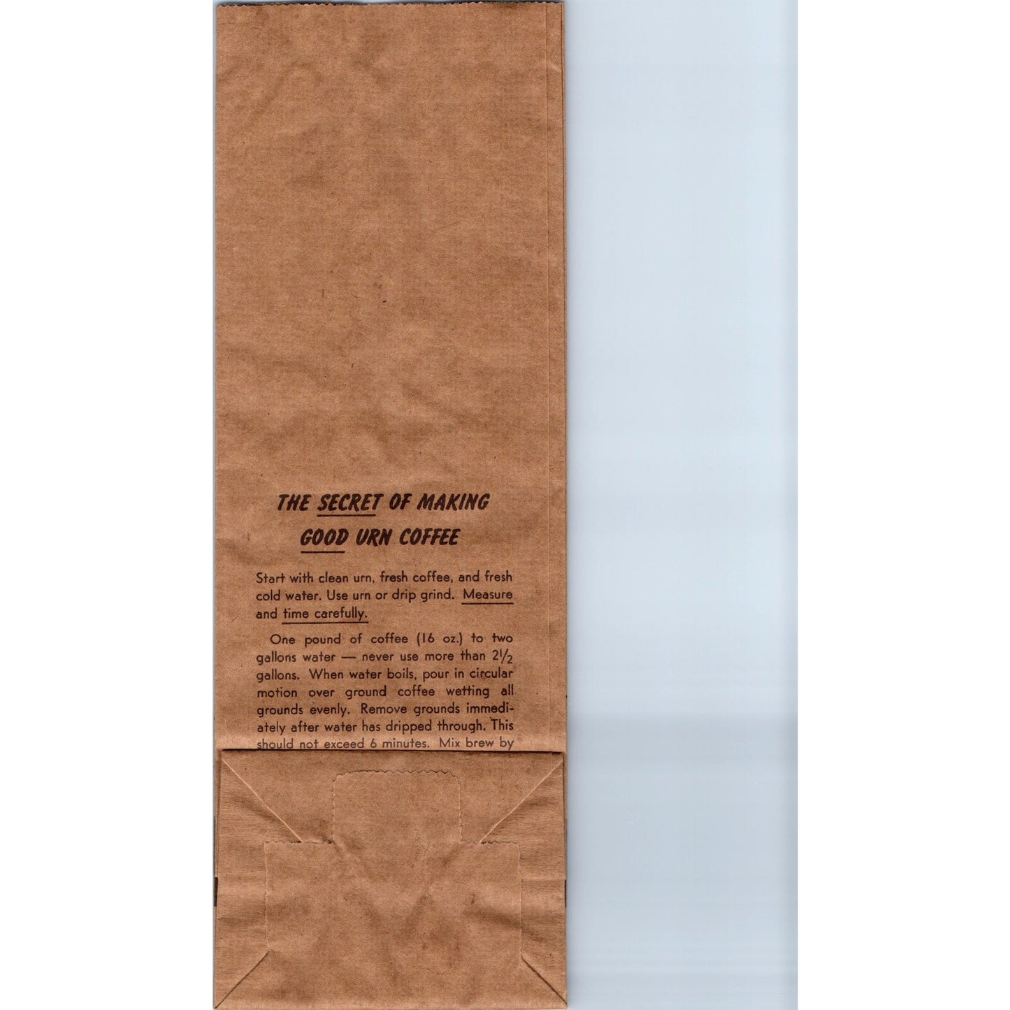 Vintage Caravan Coffee Bag The Caravan Co Inc Worcester MA AK7-4