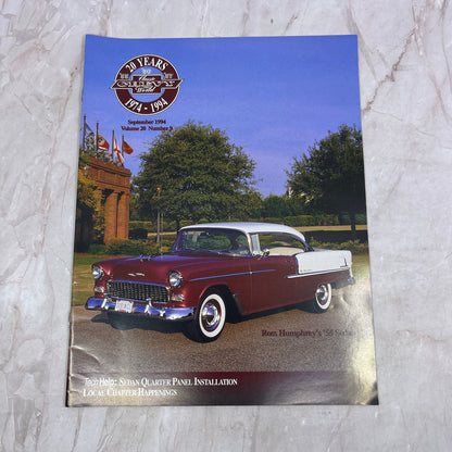 Ross Humphry 55 Sedan - '55, '56, '57 Classic Chevy World Magazine Sep 1995 M29