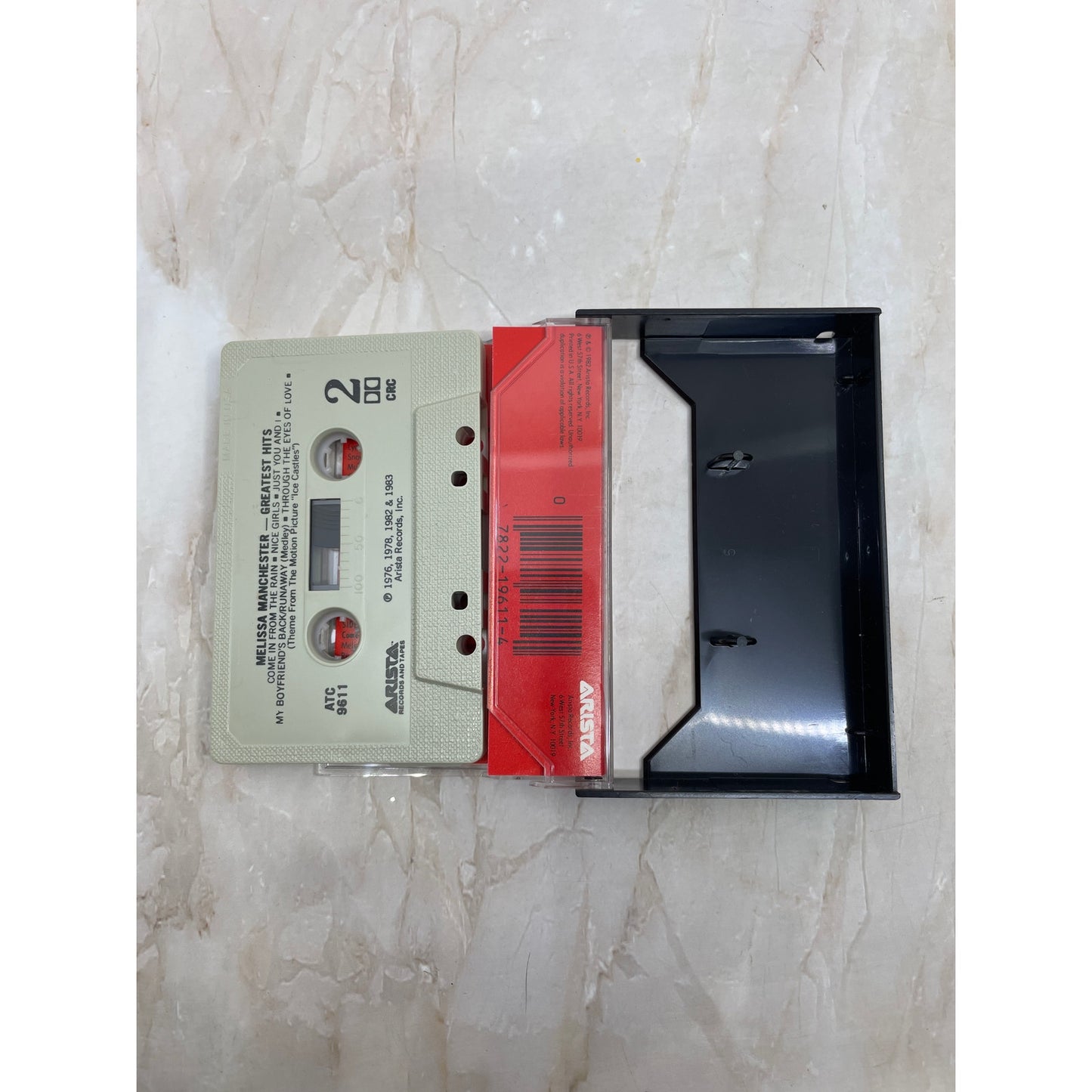 Melissa Manchester Greatest Hits Arista Cassette Tape TH9-T1