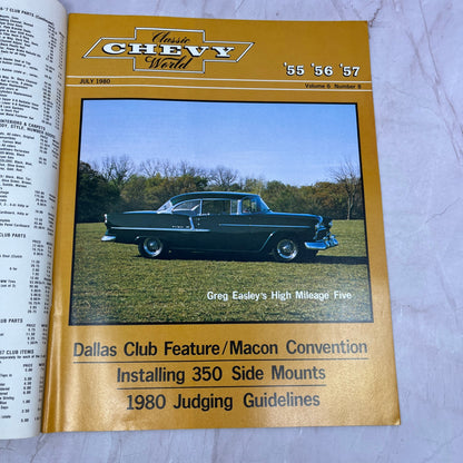 Installing 350 Side Mounts - '55, '56, '57 Classic Chevy World - Jul 1980 M30