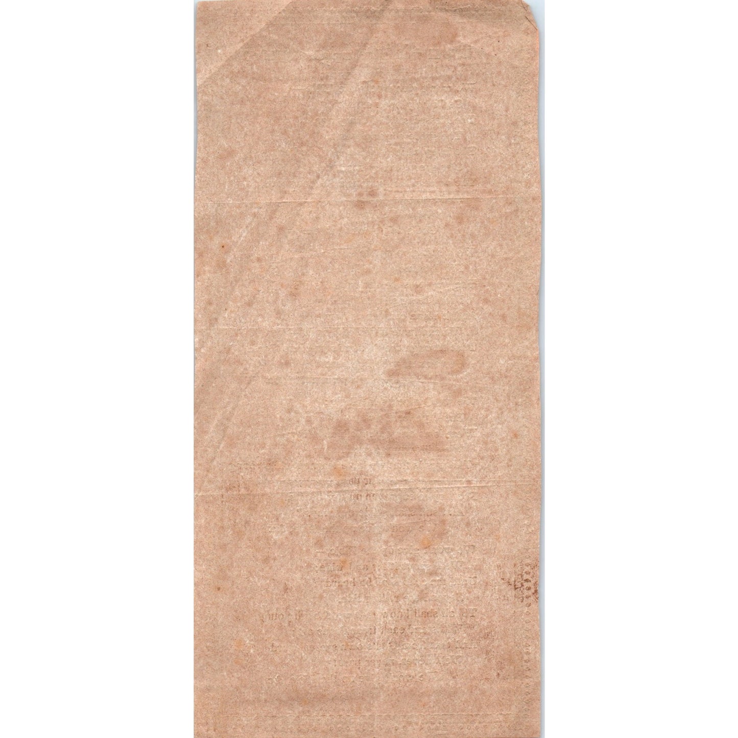 Antique Poem on Crepe Paper - We'll Not Give Up The Bible D21