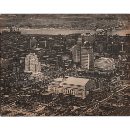 Aerial View of the City - St. Louis MO - Vintage Super Giant Postcard AD7