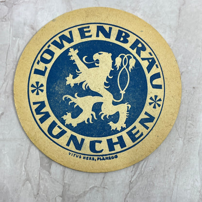 Vintage Löwenbräu München German Beer Coaster TJ5-CO1
