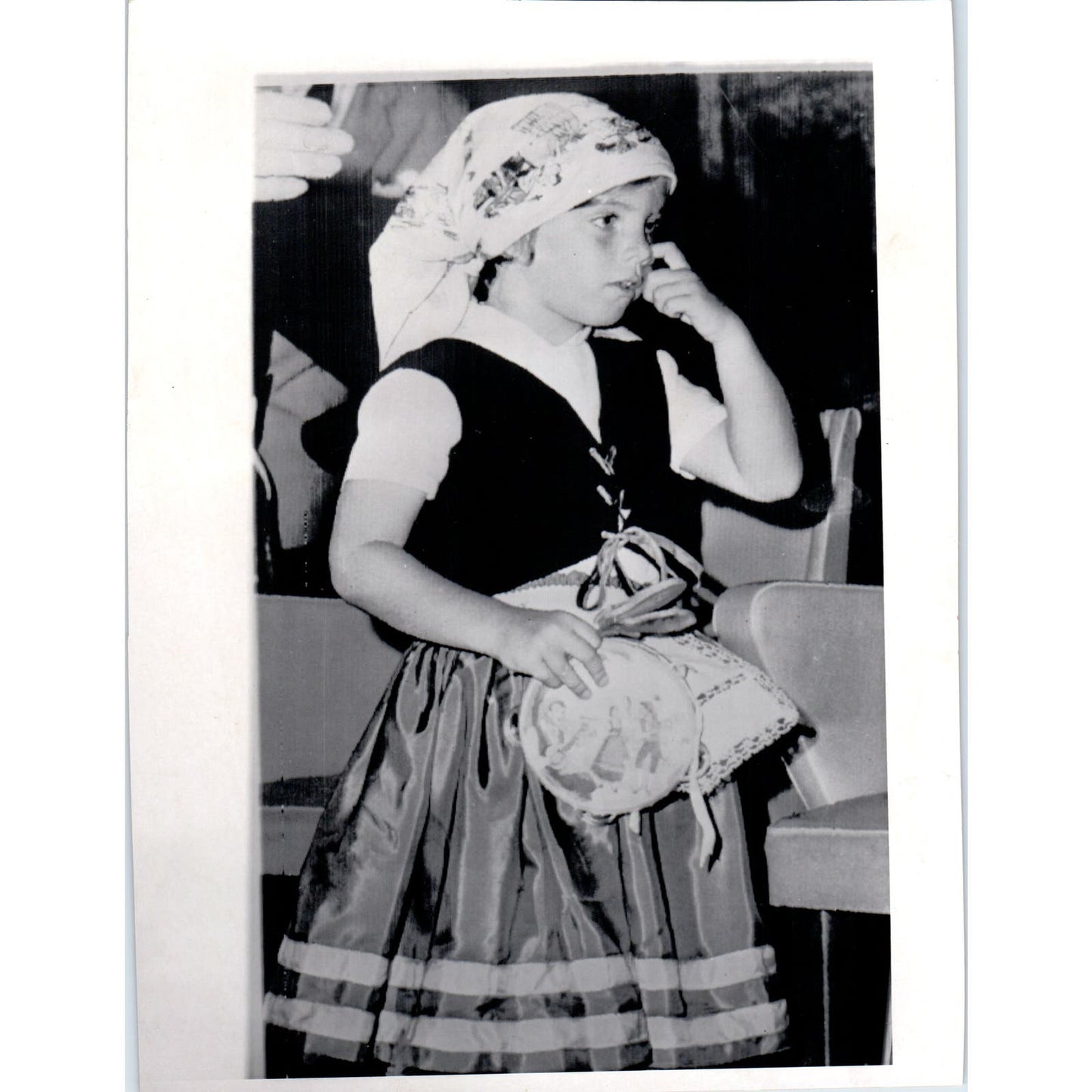 Caroline Kennedy Tarantella Dancer Costume Ravello Italy 1962 Press Photo D1-P