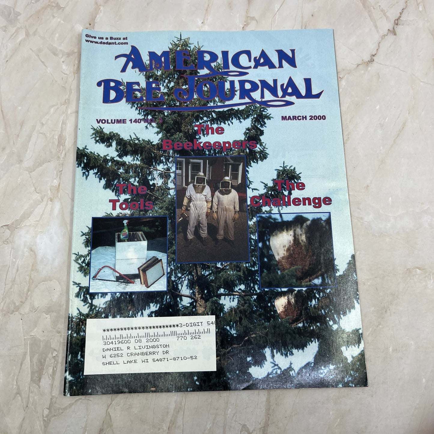 2000 Mar American Bee Journal Magazine Bees Beekeeping Honey M7