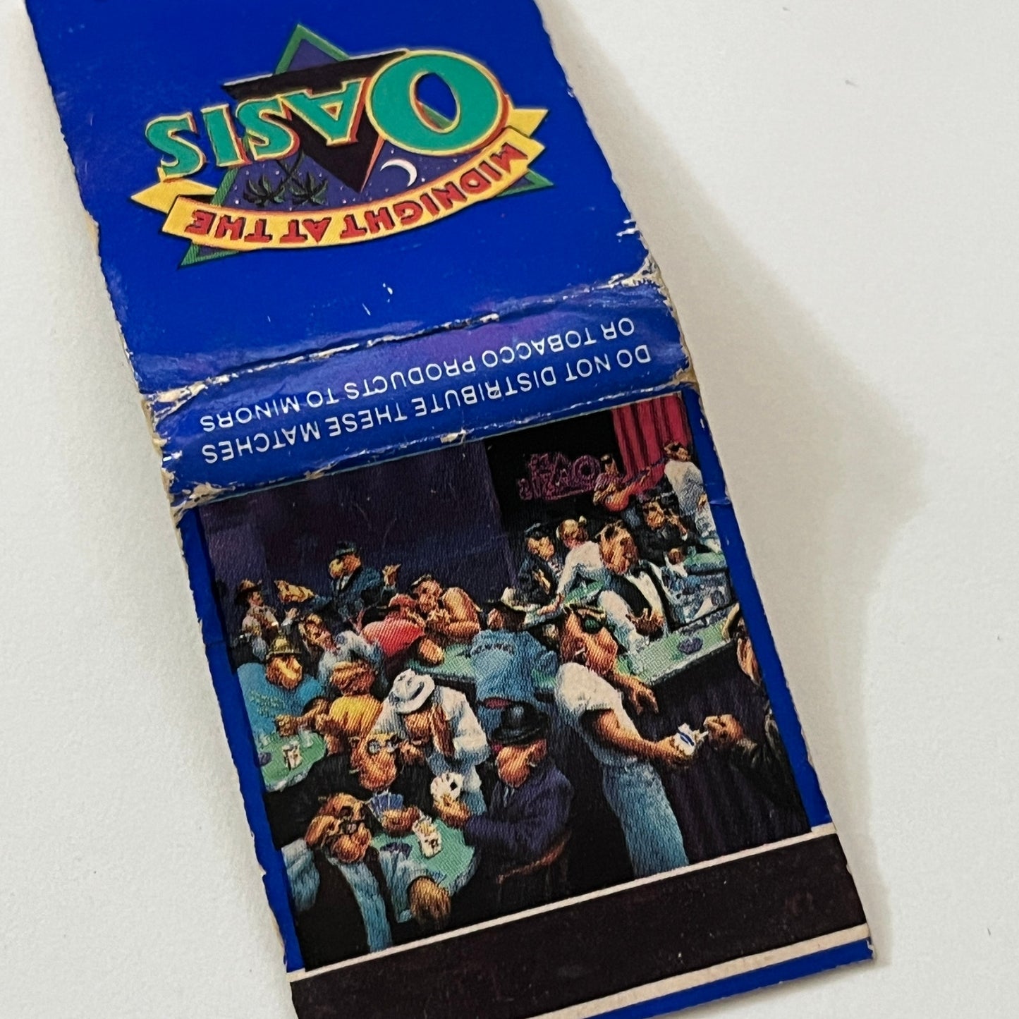 Camel Cigarettes Midnight at the Oasis Vintage Matchbook Cover TB6-MB1-13