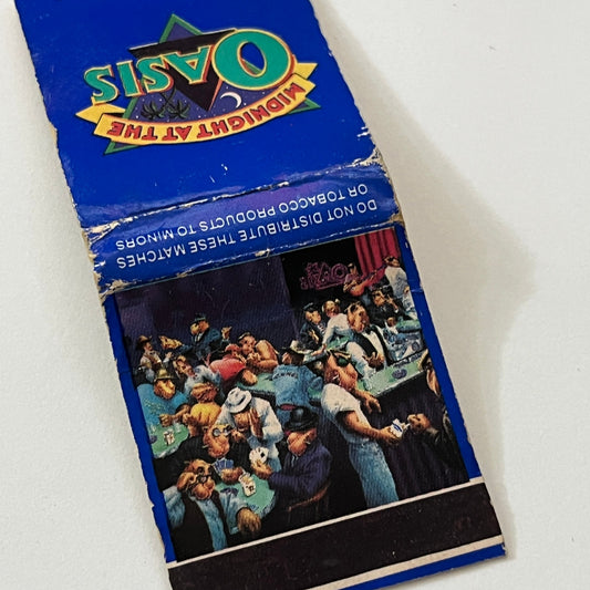 Camel Cigarettes Midnight at the Oasis Vintage Matchbook Cover TB6-MB1-13