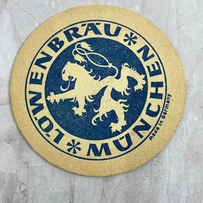 Vintage Löwenbräu München German Beer Coaster TJ5-CO1