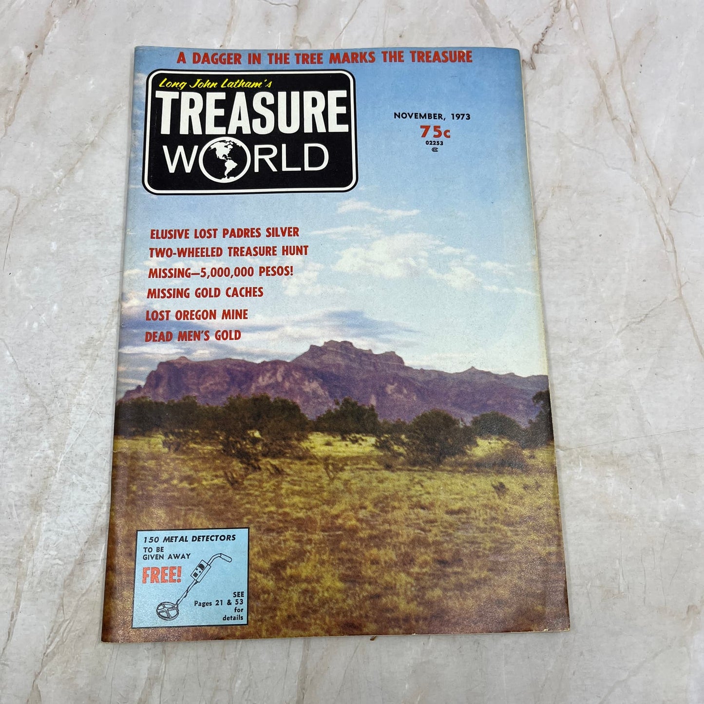 1973 Nov - Long John Latham's Treasure World Magazine - Treasure Hunting M13